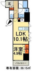 コンフォリア浅草橋の物件間取画像